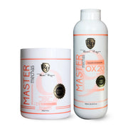 Kit Robson Peluquero Powder for Bleaching (Master Mechas) 500g / 17.6 Oz and Robson Peluquero Ox 20 900ml / 30.43 Oz