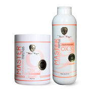 Kit Robson Peluquero Powder for Bleaching (Master Mechas) 500g / 17.6 Oz and Robson Peluquero Ox 30 900ml / 30.43 Oz