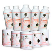 5 Polvo Decolorante Master Mechas + 5 Peróxidos