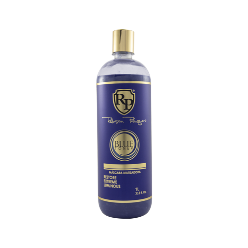 Robson Peluquero Mask Platinum / Blue 1 Litre / 32.8 Fl Oz