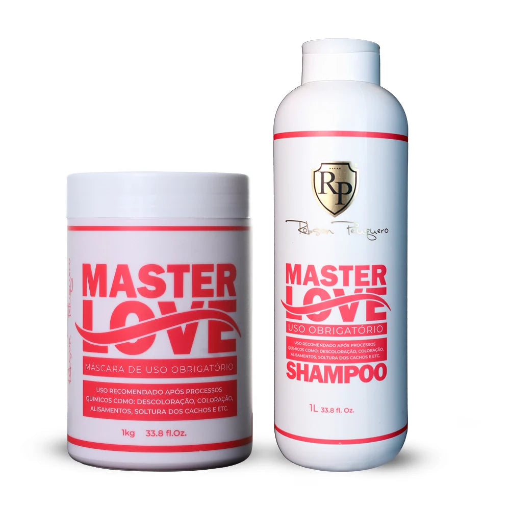 Kit Master Love Shampoo and Mask 1 Litre / 32.8 Fl Oz Robson Peluquero